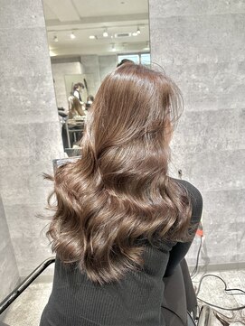 アクション 心斎橋店(ACTION) 20代30代大人可愛いレイヤーロングヘア　ブラウンカラー髪質改善