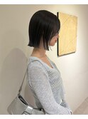 切りっぱなしボブ