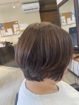 ヘアアンドスパ ベル(Belle) ショートボブ・手櫛・お手入れ簡単・まとまる