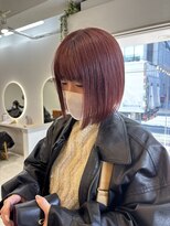 アプリ 南浦和(appri)&nbsp;ダブルカラー/チェリーレッド/タッセルボブ/浦和/南浦和58