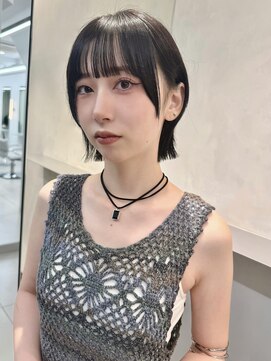 ソワ 北千住(soi) ボブレイヤー×顔周りレイヤー×ボブ×黒髪