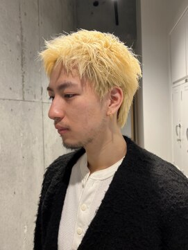 エリマ 武蔵小杉(elima) スパイキーショート×ブリーチ抜きっぱなし