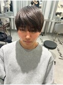 ホワイトメッシュ/ツイスト/ツイスパ/パーマ/メンズ/眉毛