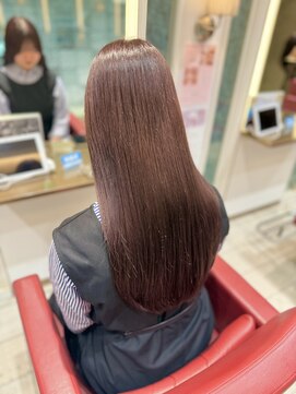 アミリアバイザザ(amiliea by ZA/ZA) レイヤーカット×ラベンダーピンク