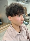 長岡シャドウパーマ緩めスパイラルパーマ波巻きパーマッシュ30代
