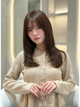 シーシンジュク 新宿南口(Sea shinjuku) 似合わせカット×大人ガーリー[ダークアッシュ/韓国]