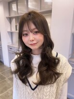 ブランシェ 春日井市民病院前店(BRANCHE)&nbsp;顔まわりレイヤー×オリーブベージュ