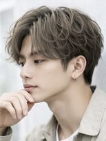 ムーン 仙台一番町店(OON)&nbsp;メンズショート/刈り上げ/アッシュベージュ/仙台/髪質改善