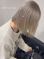 ベレーザ 渋谷(BELEZA)&nbsp;19171_プラチナベージュミルクティーアッシュハッシュカットボブ