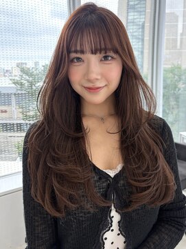 エアー 青山(AIR) 美髪レイヤーカット/顔まわりレイヤー/くびれロングレイヤー