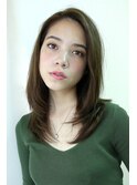 軽やかなレイヤーストレート【ヘアリゾートアジア南浦和店】