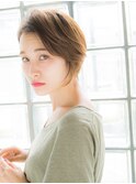 大人のかきあげショート☆relian表参道