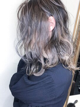 ミシェリー(misherry) グレージュカラーココアベージュハイライト韓国風ハイトーン中国