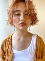 ガレージ バイ グリーン 原宿 表参道(Garage by green) 【loki】ボブ×ハイトーンカラー