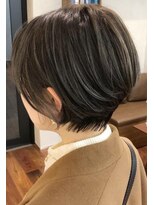 ネックス 表参道本店(nex)&nbsp;nex表参道 ハイライトカラー　ショート　アッシュ