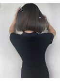 透明感あるツヤツヤボブヘア