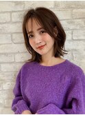 joemi新宿　ミディアムボブ　ひし形ふんわり　花野