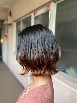 ネオダダ(NeO DADA) #外ハネボブ#ビフォーアフター#ゆる巻でセットも簡単