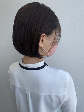 ジュエ ヘアー デザイン(Jue hair design) 前下がりボブ×つやグレージュ