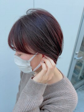 ルーファス 恵比寿 渋谷(Ruufus) 大人可愛い前髪ありショート【Ruufus恵比寿渋谷】202301