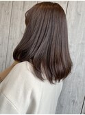 艶くすみブラウン