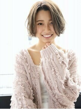 ヘアアンドメイク シークネクスト(HAIR&MAKE SeeK NEXT) 【SeeK NEXT島貫】うざバング×丸みショート