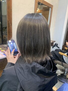 ヘアメイク デザート(HAIR MAKE DESART) フルブリーチ☆グレージュ