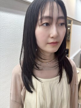 インビテーション(invitation) 黒髪顔まわりレイヤー・ロングレイヤー