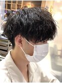 メンズカット/パーマ/ヘッドスパ/ブリーチ/眉毛/韓国/大宮/Men's