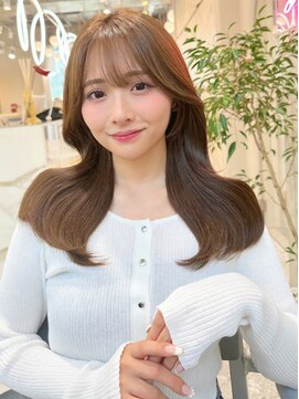 シーシンジュク 新宿南口(Sea shinjuku) オリーブグレー×小顔[ココアベージュ/黒髪/くらげヘアー]