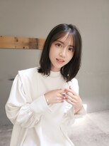 人気のくびれボブ　×　極上の水素髪質改善カラー