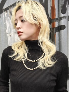 ブゾン(buZon) 【buZon ブゾン】レイヤーロング前髪パーマハッシュカット