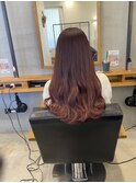 重めのロングスタイル
