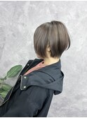 ラベンダーベージュ、ショート