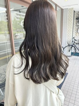 キートス 高知店(kiitos) オリーブベージュ/ブリーチなし/透け感カラー