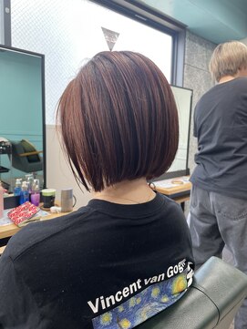 ロフティー 清澄白河(LOFTY) ボブ/ストレート/オレンジカラーカラー/髪質改善/清澄白河/森下