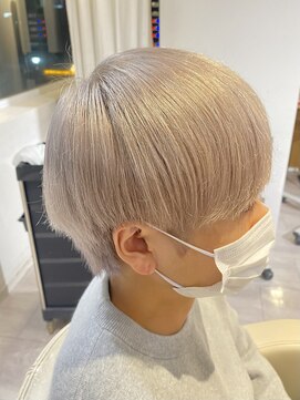 サロンドジョー(salon de joe) メンズカットマッシュショートスパーキーショートセンターパート
