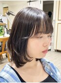 ミディアムレイヤーボブ♪