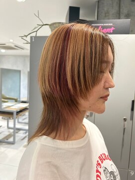 アース 高円寺店(HAIR & MAKE EARTH) 秋色ミックスカラー♪ 【@mppp_32485】