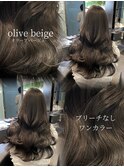 オリーブグレージュ/トレンドカラー/垢抜け