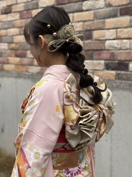 ラ モード セピア La mode Sepia ひばりが丘本店の写真/【ひばりが丘駅チカ】で数少ない着付けができる美容室！ヘアセットとあわせて、特別な日に彩りを。