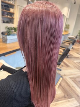 ルータス(loutus) ロング×くすみピンク