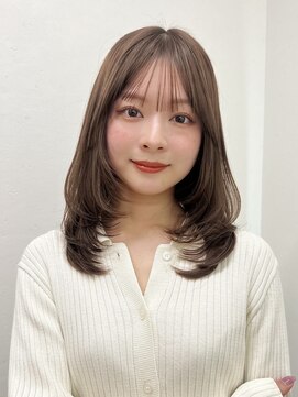 ガーデン 渋谷(GARDEN) ミディアムレイヤー/レイヤーカット/顔まわりカット/ワンカール