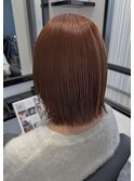 【ブリーチなしダブルカラー】オレンジベージュ