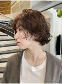 ボブパーマ/エアウェーブパーマ/パーマスタイル/カーリーヘア