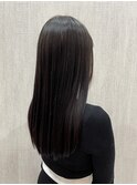 【スタイリスト栗本】暗髪ストレート