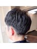 【新規／メンズ限定】カット ＋ カラー ＋ 眉毛カット ＿9900