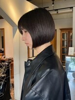 ラーサ(LaHzA) 大人ショートボブ前下がりショートボブ前下がりボブひし形ボブ