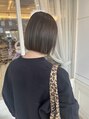 ヘアグレッソ(hair glesso.) ぱつっと切りっぱなしボブ