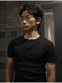メンズ毛流れショートスタイル